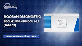 DOOSAN DIAGNOSTIC TOOL G2 SCAN DD DCU 10B 202003 [upl. by Yerrot750]