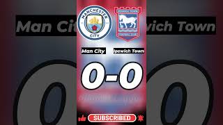 Man City vs Ipswich Town  Premier League 2024 Score Predictor Hit Pause shorts youtube football [upl. by Narad]