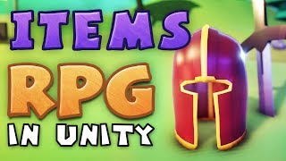 ITEMS  Making an RPG in Unity E04 [upl. by Morrissey165]