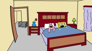 Spongebob in PARANORMAL ACTIVITY [upl. by Evin]