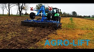 AGROLIFT w akcji czyli głębokie talerzowanie łąki DF M620 [upl. by Demmer]