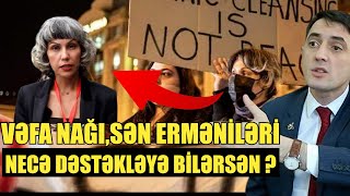 Vəfa Nağı sən erməniləri necə dəstəkləyə bİlərsən  Prime TV [upl. by Ecarg]