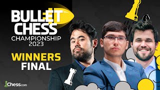 Hikaru v Alireza in Winners Final as Magnus Fights to Survive  Bullet Chess Championship 2023 Day 4 [upl. by Wickman361]