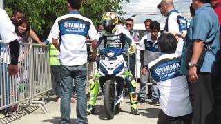 Valentino Rossi in the Philippines Yamaha Sniper MX 135 [upl. by Sophi]