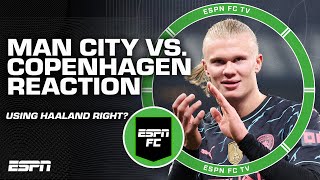 Manchester City dont use Erling Haaland correctly  Ale Moreno after win vs Copenhagen  ESPN FC [upl. by Liarret]