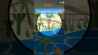 😱wait for end🤯😂 howkeys sniper 3D game shorts trinding gaminggamezone [upl. by Aihsenak]