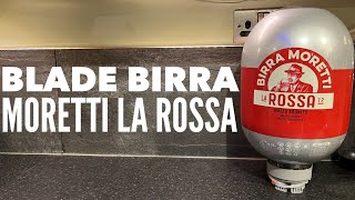 BLADE BEER Birra Moretti La Rossa Bock Review  Heineken Blade Beer Review [upl. by Weissmann141]