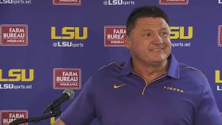 Ed Orgerons full LSUAlabama postgame interview [upl. by Ydok]