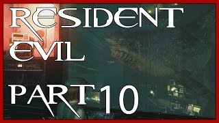 Resident Evil HD Remaster Walkthrough Gallery Key and Sharks  Part 10 Jill [upl. by Marylinda]