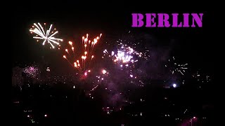 Berlin Feuerwerk Silvester 2023  Neujahr 2024  Berlin Skyline Fireworks New Years Eve 2023  4K [upl. by Akirre]