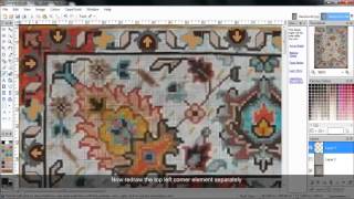 Galaincha v405  Border making of Traditional design [upl. by Heindrick]