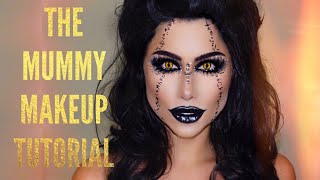 The Mummy Enchantress Halloween Makeup Tutorial  Beeisforbeeauty [upl. by Cired]