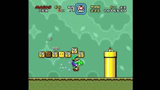 Super Mario World 100 Forest of Ilusion 4 Secret [upl. by Oluap865]