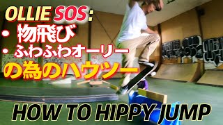 【How to】オーリーの滞空時間を増やす練習方法 Hippy Jump [upl. by Cadman781]