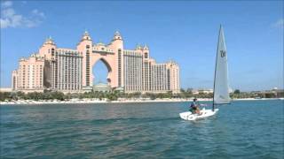 Sailing the new RS Aero in Dubai Palm Jumeirah [upl. by Bornstein]