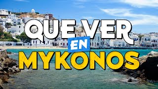 🧳️ TOP 10 Que Ver en Mykonos ✈️ Guía Turística Que Hacer en Mykonos [upl. by Lindi580]