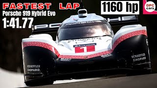 Porsche 919 Hybrid Evo Lap at SpaFrancorchamps Fastest Lap in 2018 [upl. by Ansela]