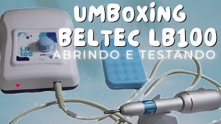 micromotor Beltec lb100 ABRINDO E TESTANDO COM VCS [upl. by Aniret]