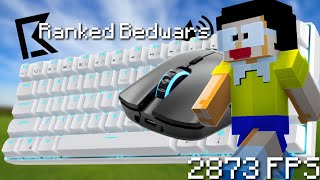 Ranked Bedwars Keyboard  Mouse Sounds ASMR  Hypixel Bedwars [upl. by Margarida]