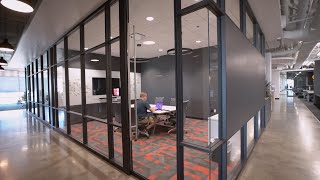 Instructure builds a temp space with DIRTT that can be relocated to their new building [upl. by Murrell]