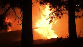 Wrightwood California  Bridge Fire Structure Loss [upl. by Jammie]