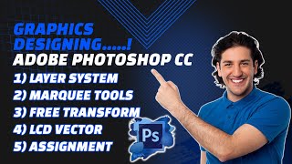 Photoshop CC  Class2  Layer System  Marquee tools  LCD Vector Design  Assignment  Sindhi [upl. by Zoe]