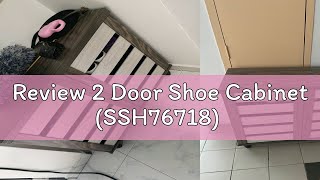 Review 2 Door Shoe Cabinet SSH76718 [upl. by Kynan359]