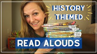 HISTORY THEMED READING BOOKS  Historical Fiction Book Haul  History Read Alouds 4th Graders [upl. by Desdee]