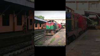 Intercity train passing polgahawela railway station srilankarailway [upl. by Droflim]