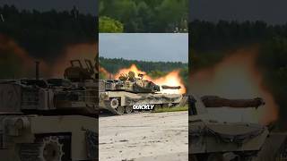 How Can the M1A2 Abrams Tank Shoot While Moving shorts [upl. by Bonnice]