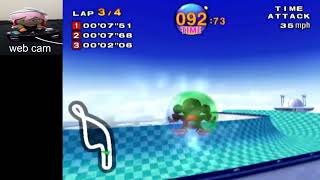 Super Monkey Ball 1  Monkey Race  Frozen Highway 3176 WR [upl. by Miculek211]