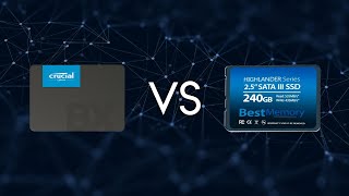 SSD CRUCIAL BX500 vs SSD BEST MEMORY HIGHLANDER  TESTE DE BENCHMARK [upl. by Emery]