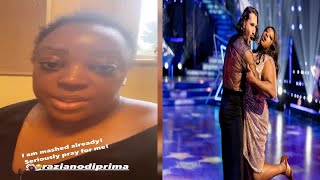 CHACHA TEARS Strictly’s Judi Love breaks down in tears in rehearsals with Graziano Di Prima [upl. by Allx]