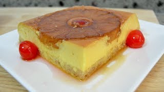 TARTA DE FLAN Y PIÑA SIN GLUTEN [upl. by Terraj]