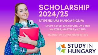 Stipendium Hungaricum Scholarship 2024–25 Study in Hungary  HEC Scholarships [upl. by Mariska]