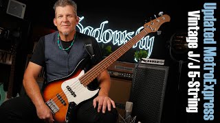 2023 Update  The Sadowsky MetroExpress 21fret JJ 5String Bass  Full Demo w Andy Irvine [upl. by Martica140]