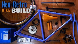 Restoring and modernizing vintage touring bicycle frame  Neo Retro Gravel Hybrid Bike [upl. by Dahsraf112]