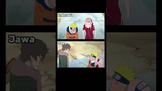 NARUTO VS KONTEN KREATOR NYASAR dub jawa dub indonesia shorts dubbing [upl. by Akselav]