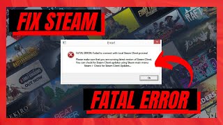 How to Fix Steam Launcher Fatal Error Failed To Connect With Local Steam Client Process [upl. by Surat]