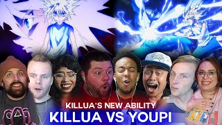 Killua vs Youpi  HxH Ep 119 Reaction Highlights [upl. by Gilberte]