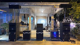 Line Array and Cardioid Subwoofer setup “Sound Check” JS AUDIO 2023 Philippines [upl. by Ssac279]