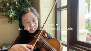 Classical Solo Violin  Amy Xaychaleune live at Four Seasons Orlando [upl. by Yesdnil]