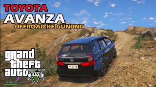 GTA 5 MOD Offroad dengan Avanza ke Gunung Sampai Jungkir Balik [upl. by Thetos179]