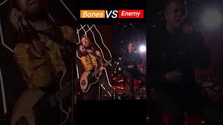 Imagine Dragons Bones versus Enemy livepeformance noautotune shorts [upl. by Napas754]