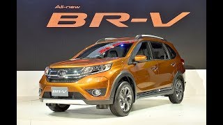 FIRST LOOK 2018 Honda BRV  India Auto Expo [upl. by Annauqaj]