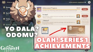 Yo Dala Poetry Exchange Communication Via Poetry Olah Series Achievement Genshin Impact [upl. by Nylear]