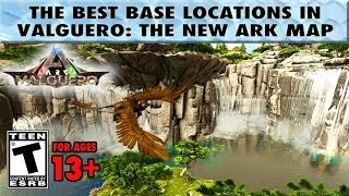 The Best Base Locations in Valguero  The New Ark Map [upl. by Olrak]