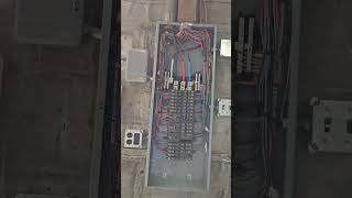 commercial panel change electrician electric dayinthelife construction tools [upl. by Solahcin711]