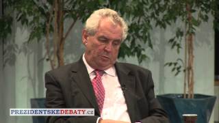 Miloš Zeman na VŠE  dotaz proč je německý národ bohatší  prezidentskedebatycz [upl. by Aliahs]