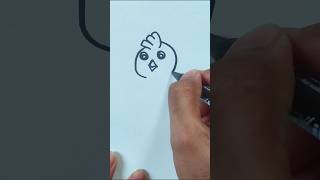 Cute Easy Drawing shorts art satisfying feed painting [upl. by Bathsheb]